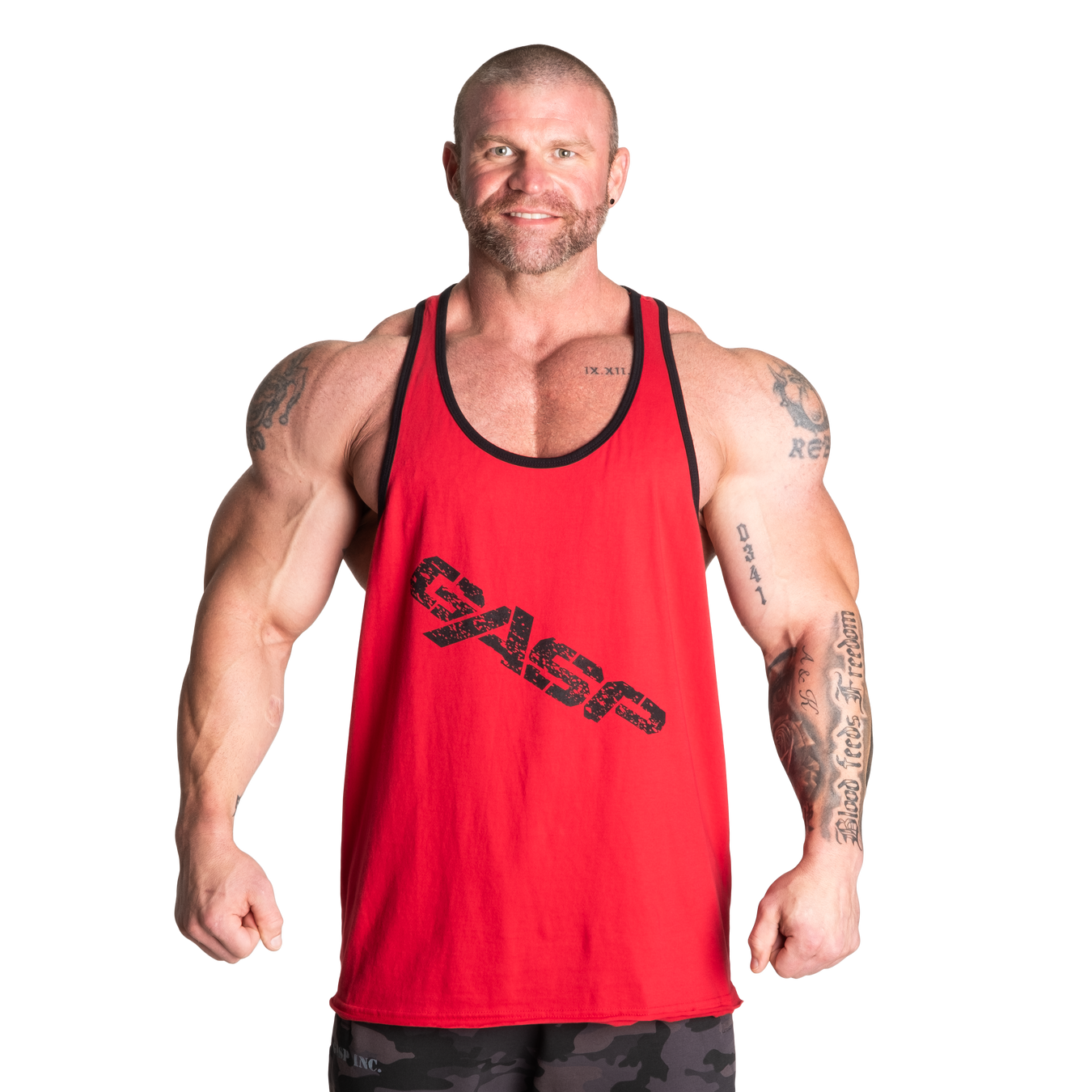Gasp Vintage Tank, hvit singlet fra GASP | Lynrask levering