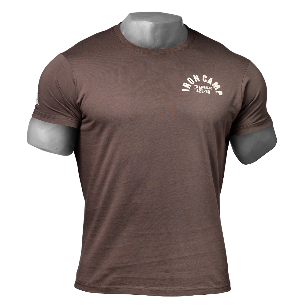 IRON Camp Workout T-Shirt GASP Throwback Tee