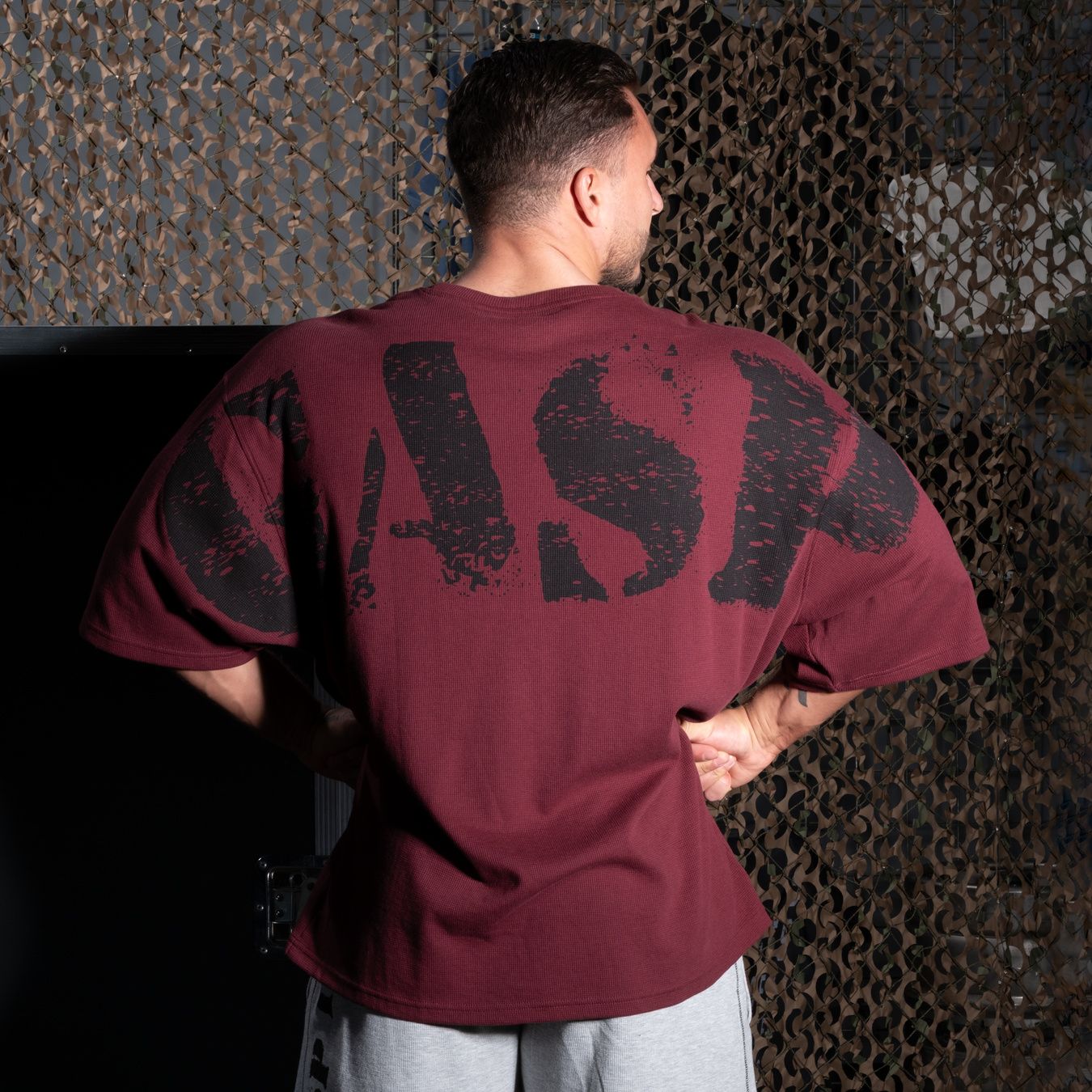 Iron Thermal Tee | Oversized Thermal Gym Shirt - GASP