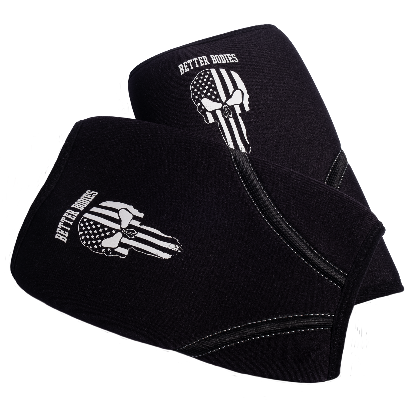 Skull Neoprene Knee Sleeves - Better Bodies