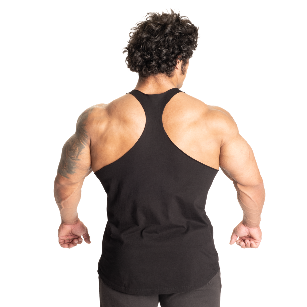 Alphachoice Original Gym Stringer Canotta Uomo – Fitness Stringer – Maglia Muscolare Senza Maniche Per Bodybuilding – Cotone Ed Elastan