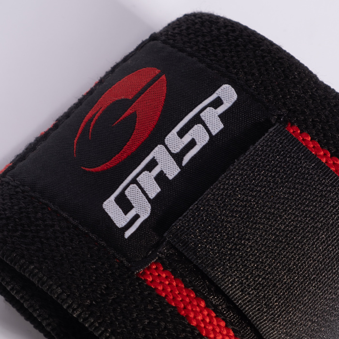 ウエイトトレーニング Gasp Knee wraps, Black/red Knee wraps - GASP