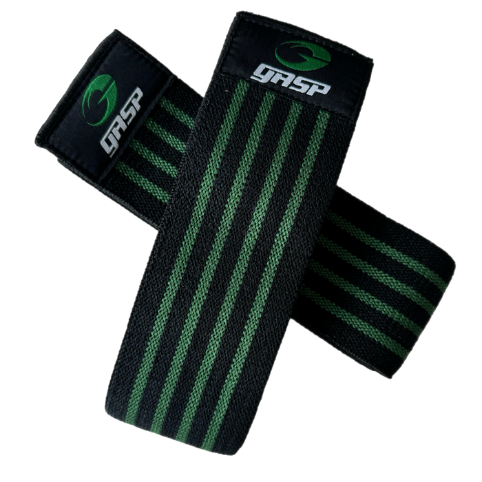 ウエイトトレーニング Gasp Knee wraps, Black/grey Knee wraps - GASP