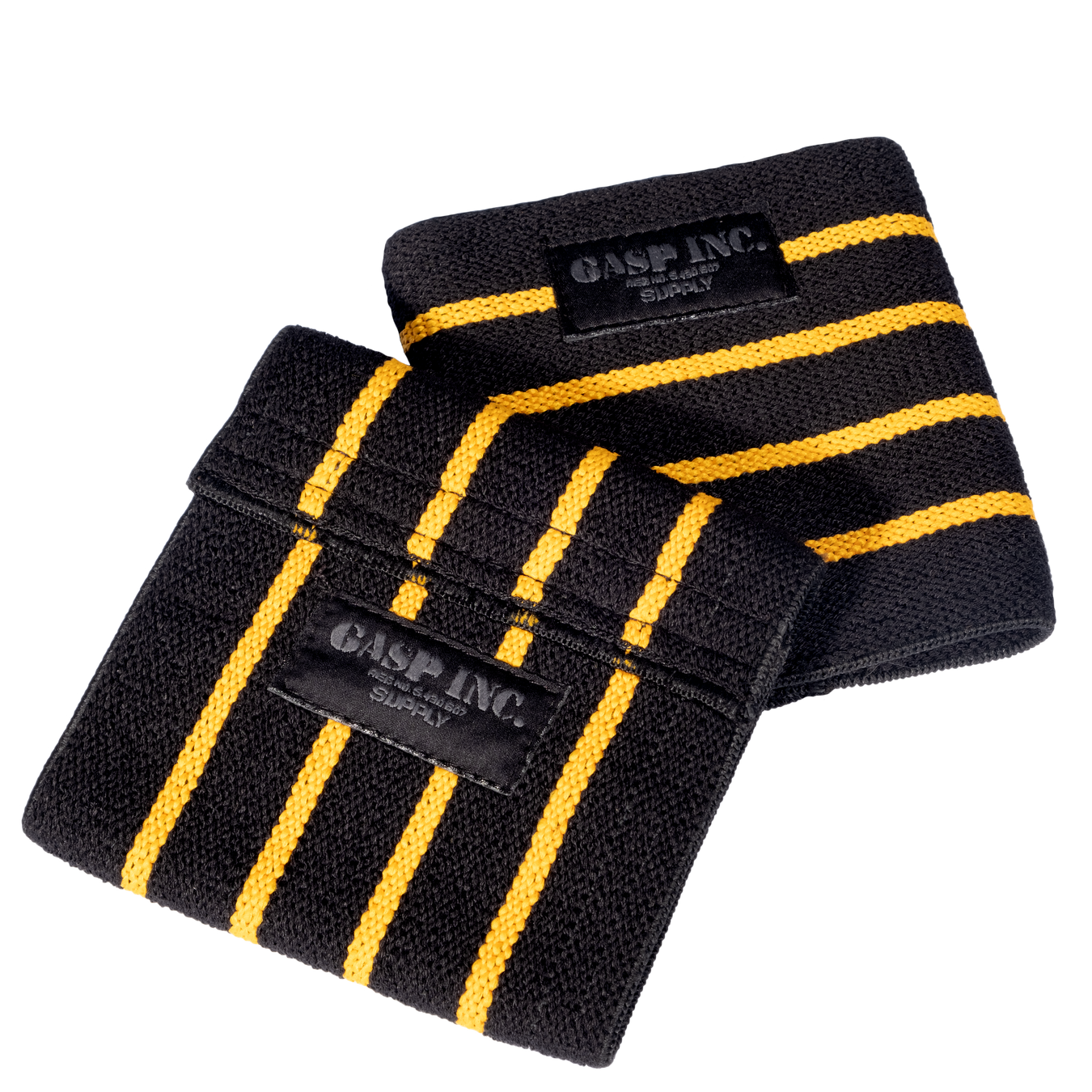 ウエイトトレーニング Gasp Elbow Sleeve, Black/Yellow 11inch Heavy Duty Elbow Sleeves - GASP