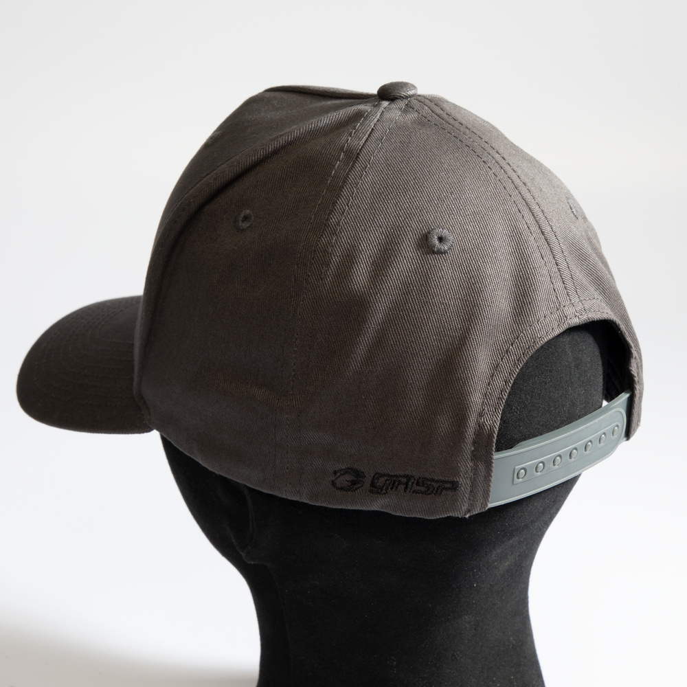 A high crown cap with embroidered details. - GASP