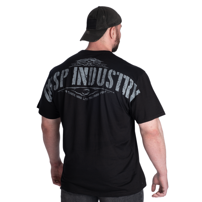A lose fitting tee in a comfortable poly/cotton blend. - GASP