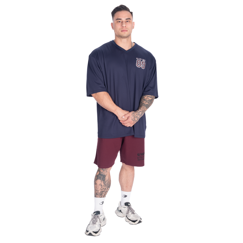 V-Neck Mesh Iron Tee