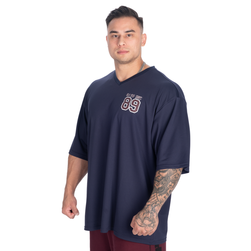 V-Neck Mesh Iron Tee