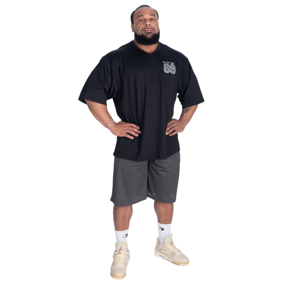 V-Neck Mesh Iron Tee