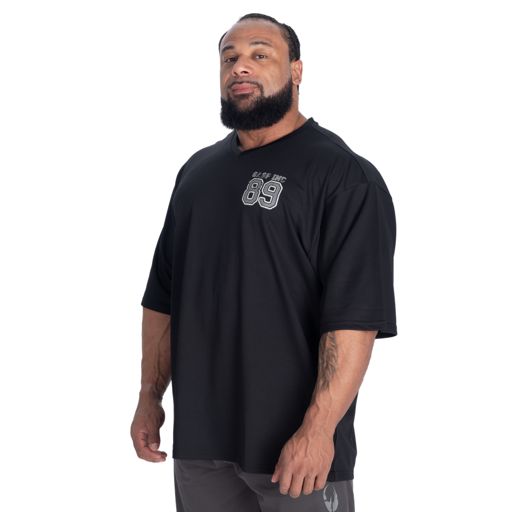 V-Neck Mesh Iron Tee