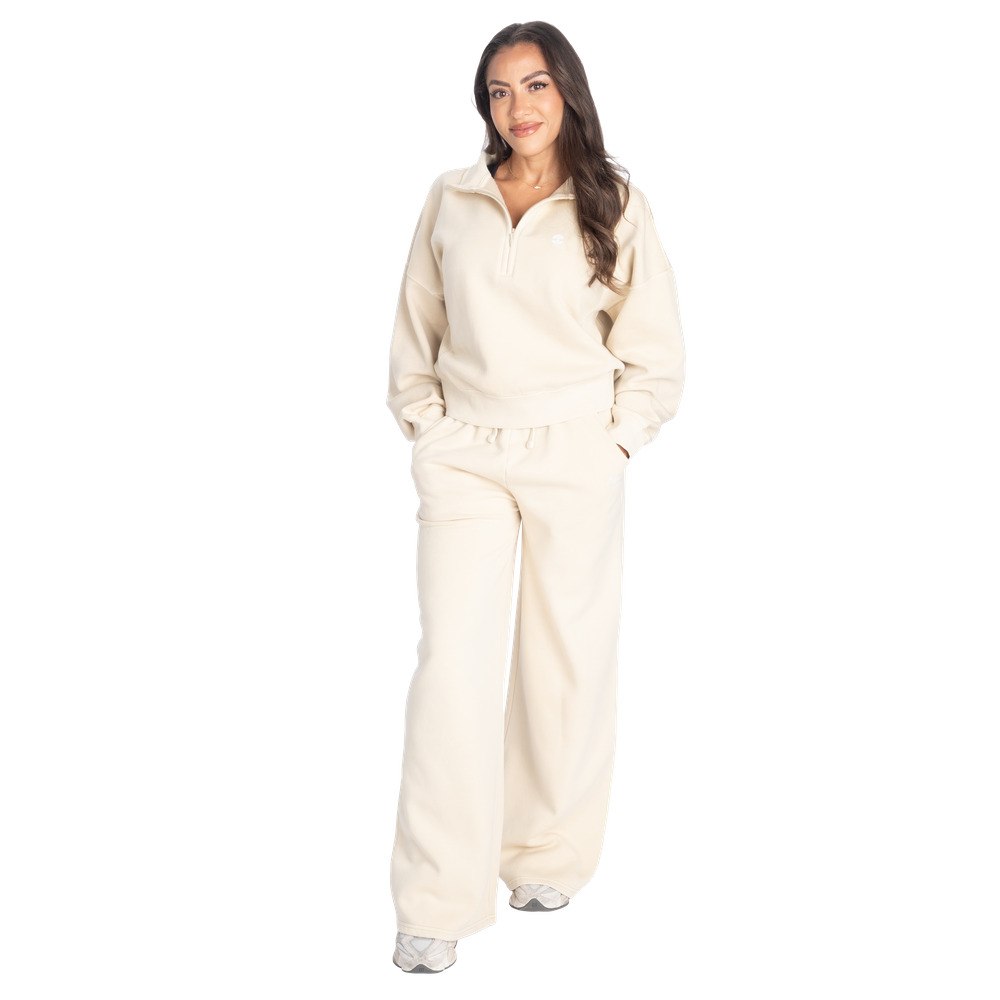 Washed Half Zip Sweater