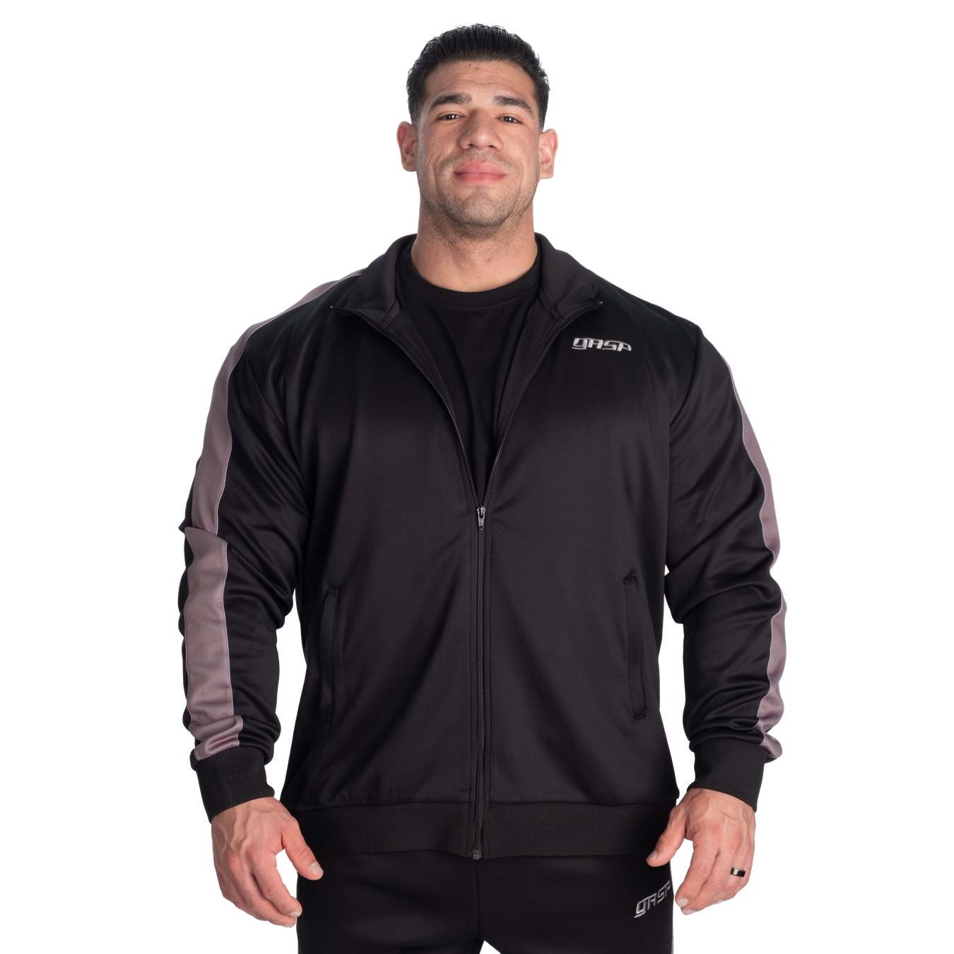 トップス SATUR TRACK ZIP-UP JACKET CLASSIC BLACK 4968_2b1277375f-221140999_1-