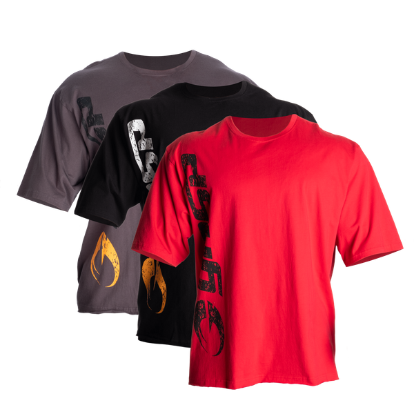 GASP Iron Tee 3-pack