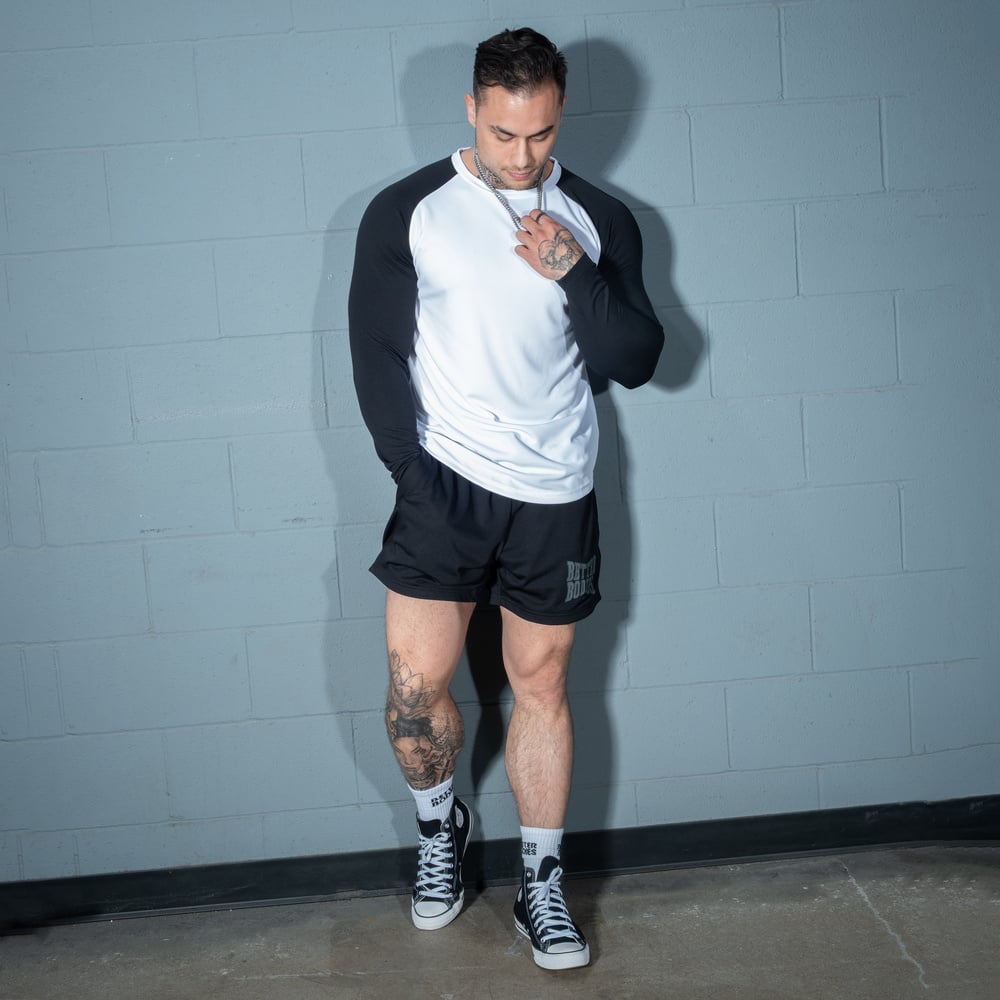Legacy Mesh Raglan LS