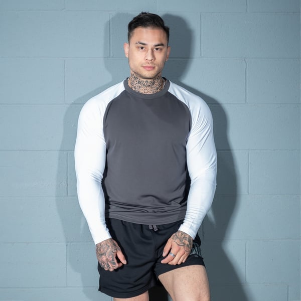 Legacy Mesh Raglan LS
