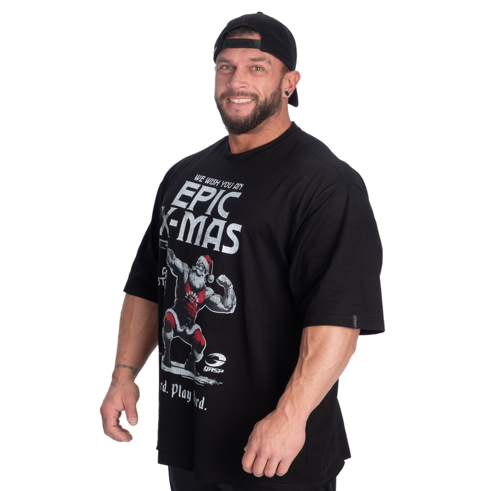 GASP Classic Iron Xmas Tee