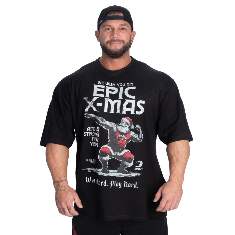 GASP Classic Iron Xmas Tee